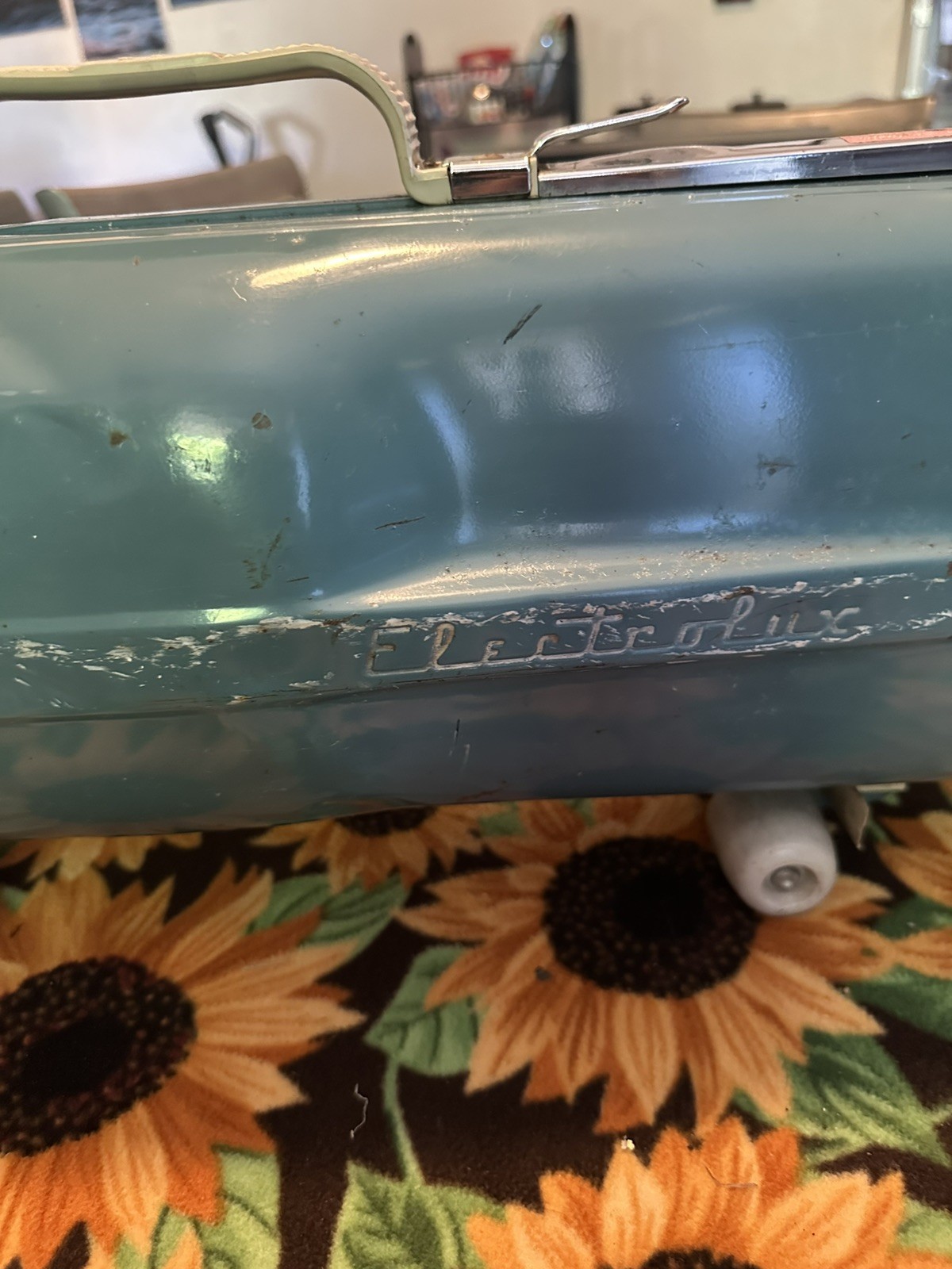 Vintage Electrolux Blue Canister Vacuum Cleaner Model L Working attachments Vintage Electrolux Blue Canister Vacuum Cleaner Model L Working attachments