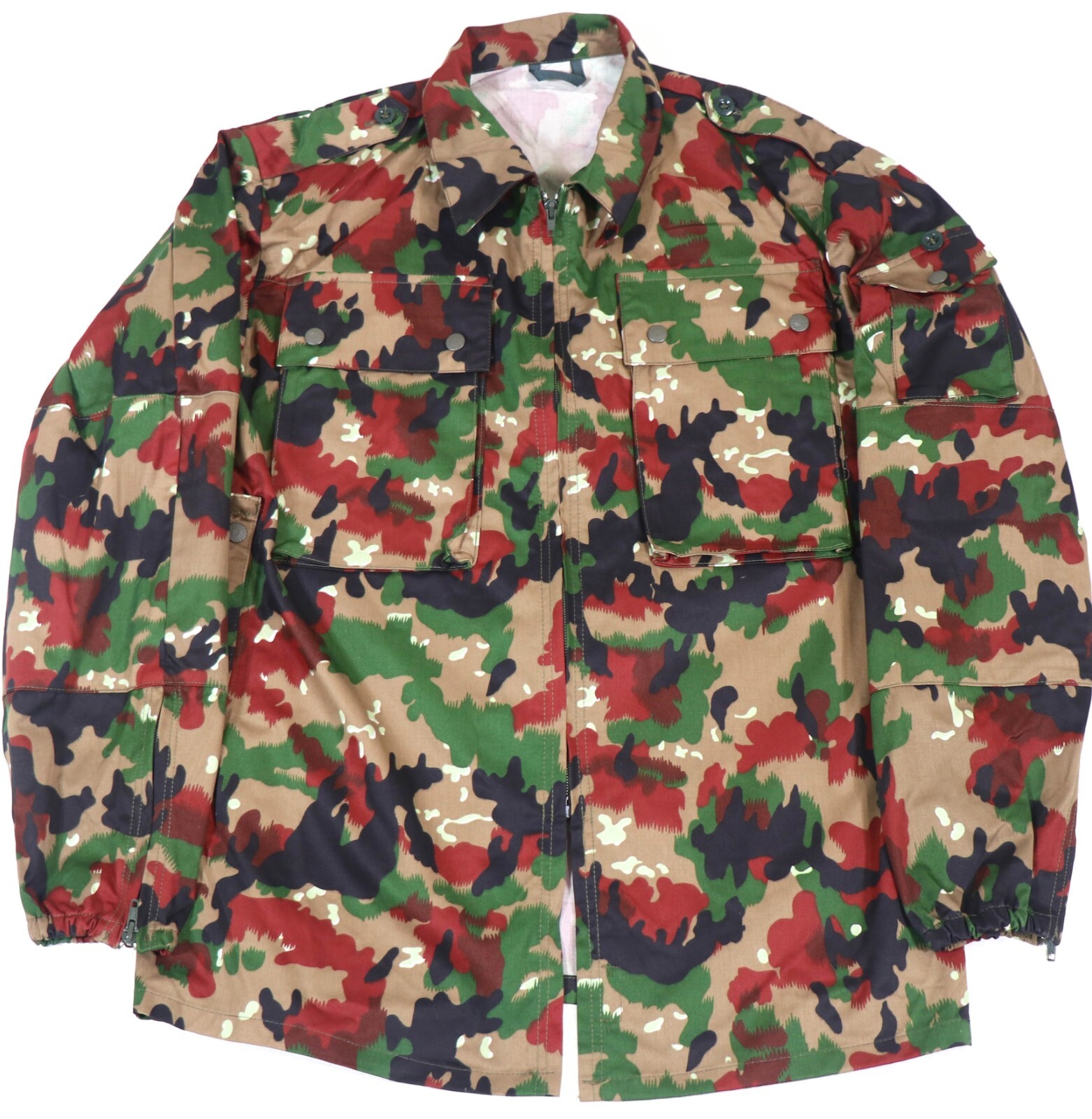 XLarge Swiss Army M83 Alpenflage Field Jacket Military Camouflage Uniform M70