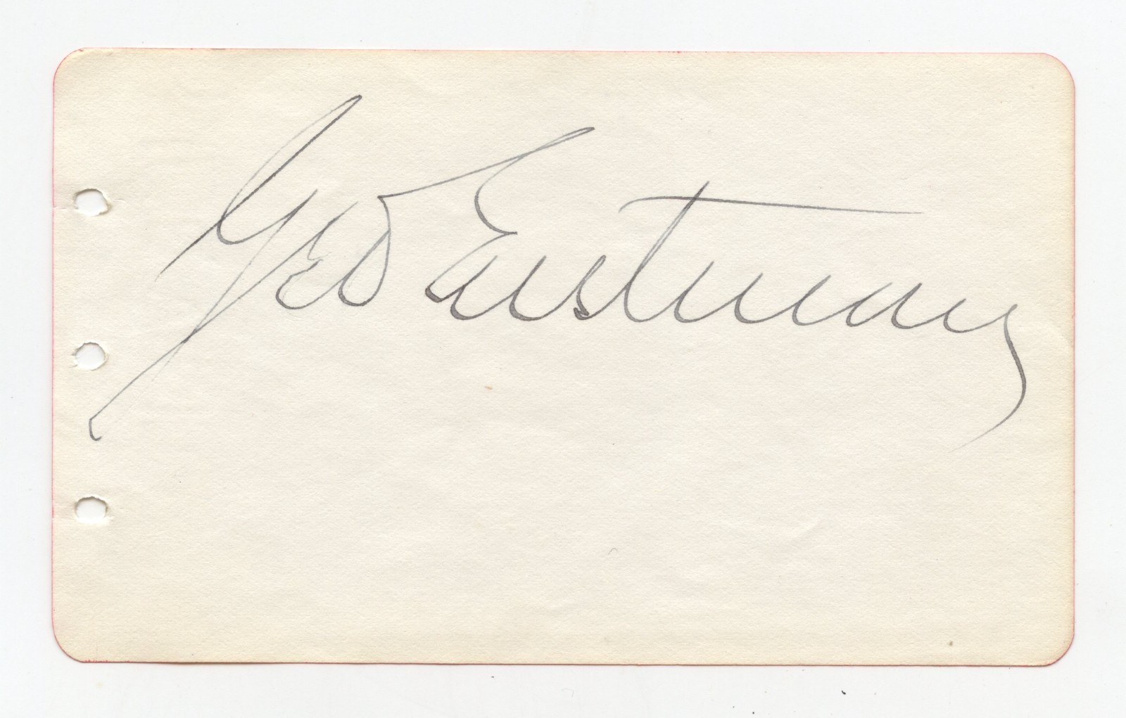 Kodak Founder George Eastman Autograph | JSA Authentic LOA | Un Cut Signature Kodak Founder George Eastman Autograph | JSA Authentic LOA | Un Cut Signature