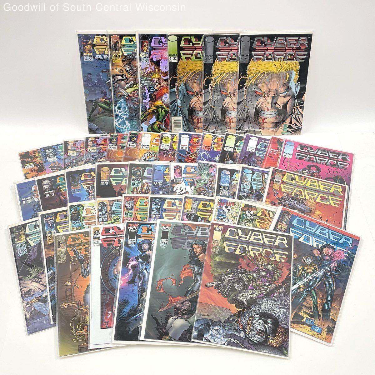 VNTG Image Comics CyberForce Vol 1 #1-4/Vol 2 #1-35 Complete Series Some Doubles
