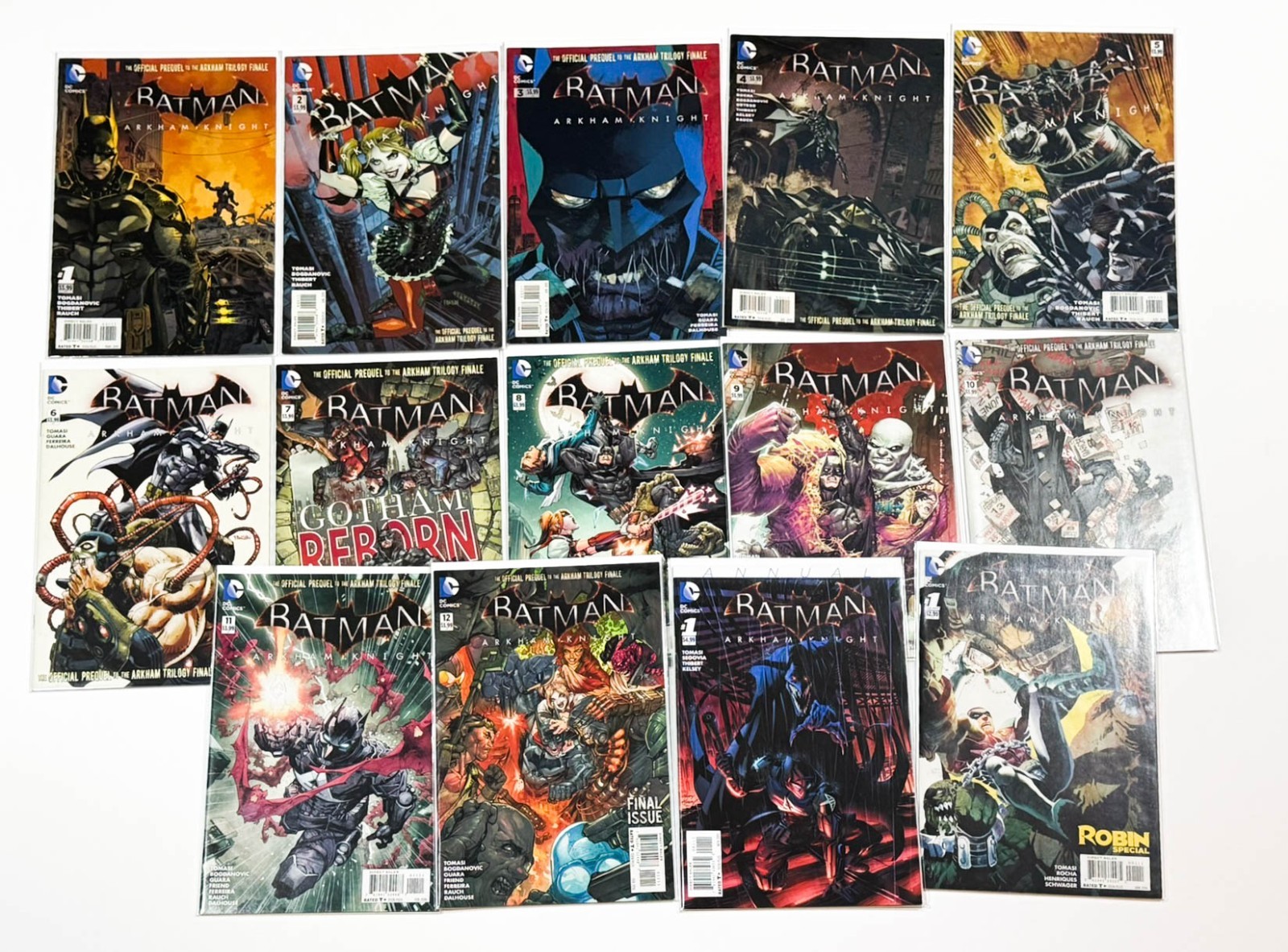 Batman: Arkham Knight #1-12 Complete - Robin Special - annual Lot