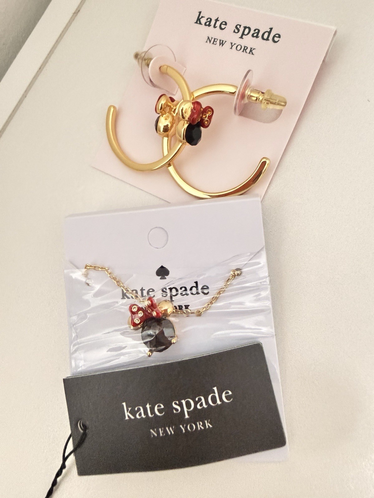 Kate Spade New York Disney Minnie Mouse Jewelry Set – Brand New With Tags