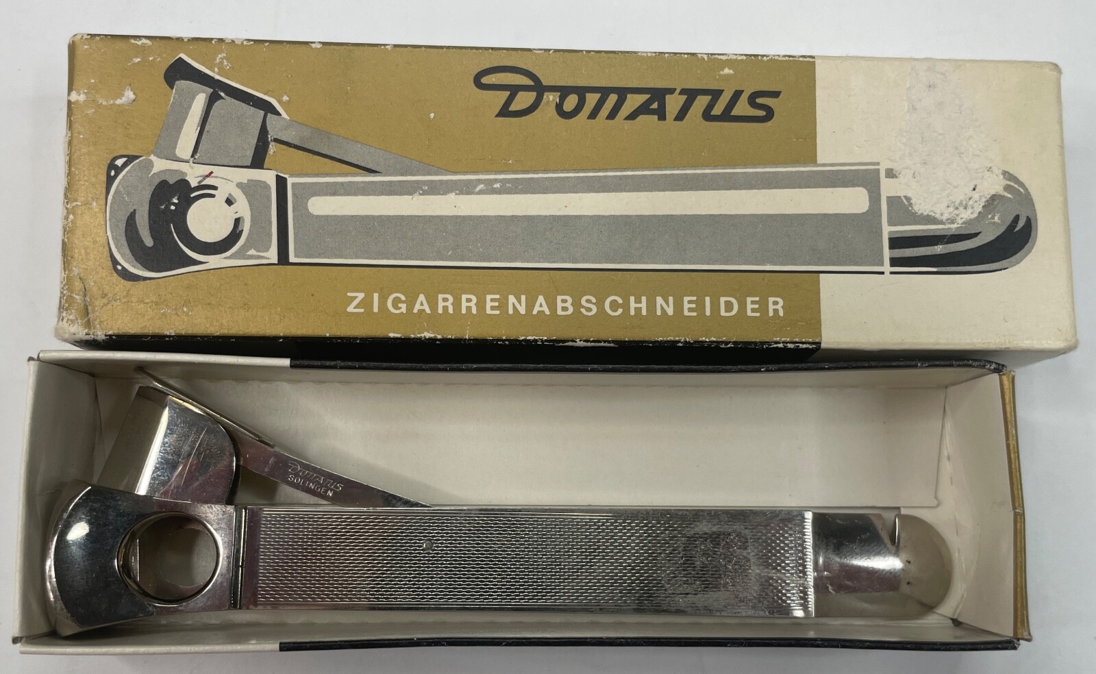 Donatus Solingen Zigarren Abschneider Vintage Cigar Cutter Made In Germany Donatus Solingen Zigarren Abschneider Vintage Cigar Cutter Made In Germany