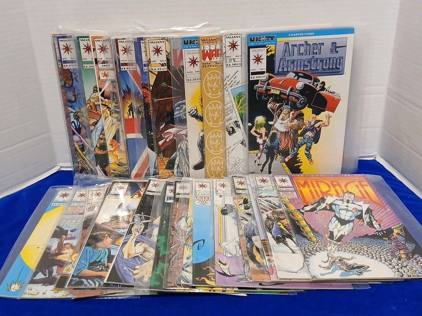 Valiant Comics Doctor Mirage Eternal Warrior Armorines Bloodshot Lot Of 38