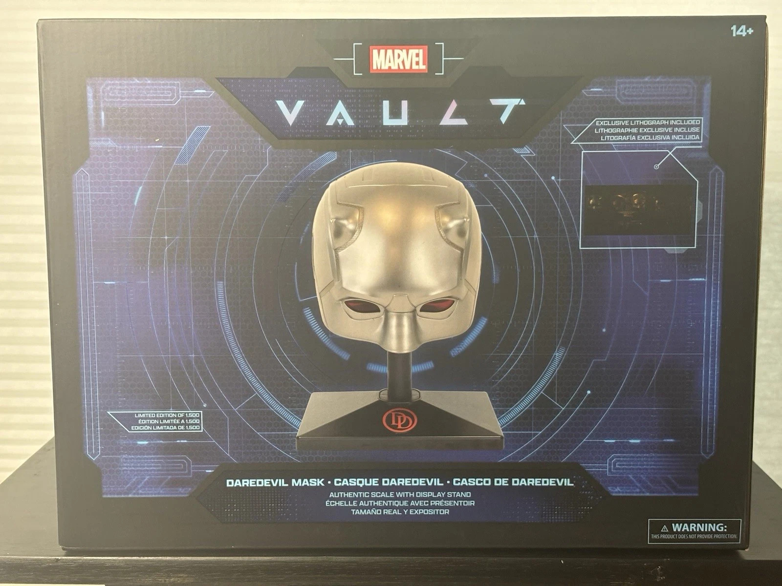 IN HAND 2026 D23 Daredevil Silver Mask Marvel Studio’s Vault Exclusive LE 1500 IN HAND 2026 D23 Daredevil Silver Mask Marvel Studio’s Vault Exclusive LE 1500