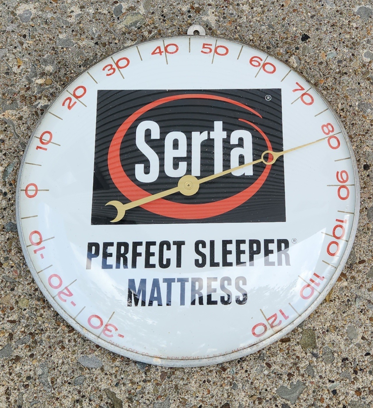 Vintage PAM Thermometer Serta Perfect Sleeper Mattress Made In USA 12\
