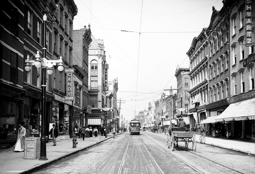 Early 1900's Main St, Poughkeepsie, NY Old Photo 13 Early 1900's Main St, Poughkeepsie, NY Old Photo 13