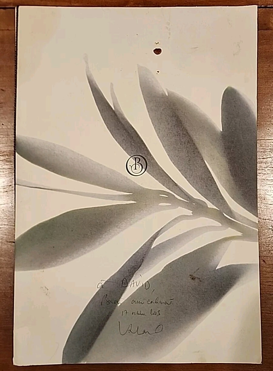 Oustau de Baumaniere Menu 2003 Le Baux de Provence France 2 Michelin Star SIGNED Oustau de Baumaniere Menu 2003 Le Baux de Provence France 2 Michelin Star SIGNED