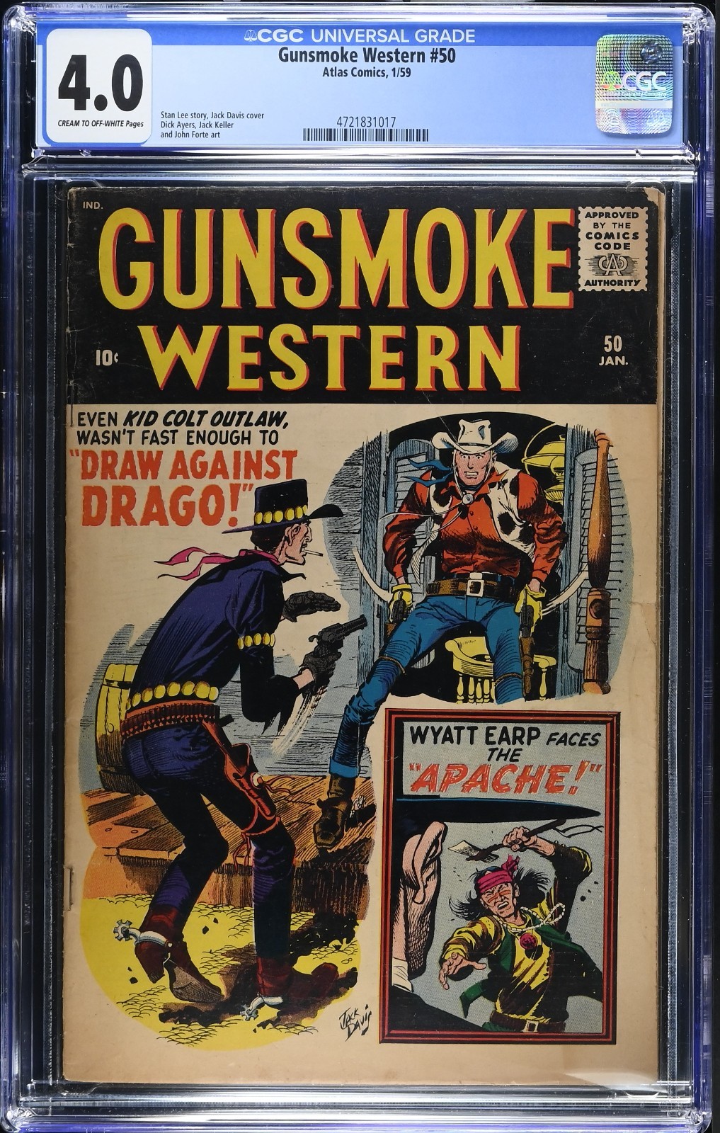 Gunsmoke Western 50 CGC 4.0