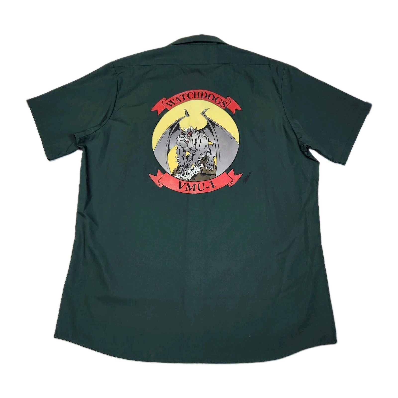 USMC VMU-1 Watchdogs UAV Squadron Shirt Marines Military L 24x30