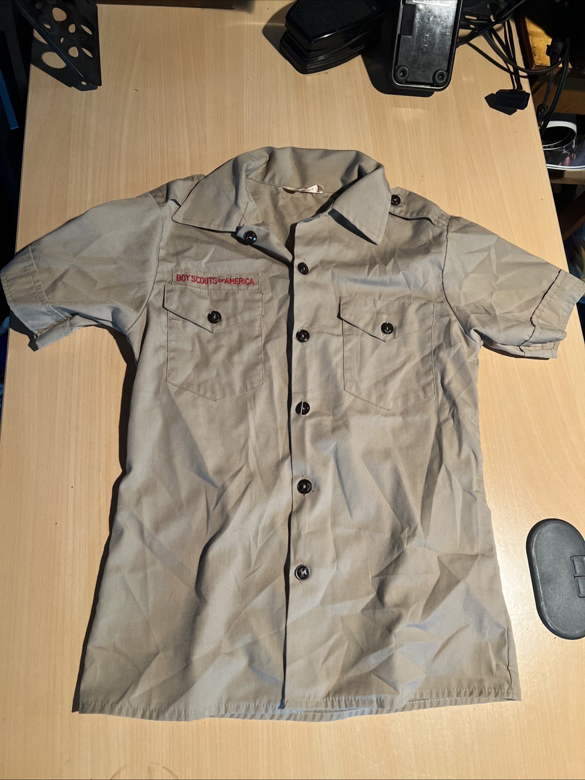 Boy Scout BSA Uniform Shirt Womens Size 14 Short Sleeve