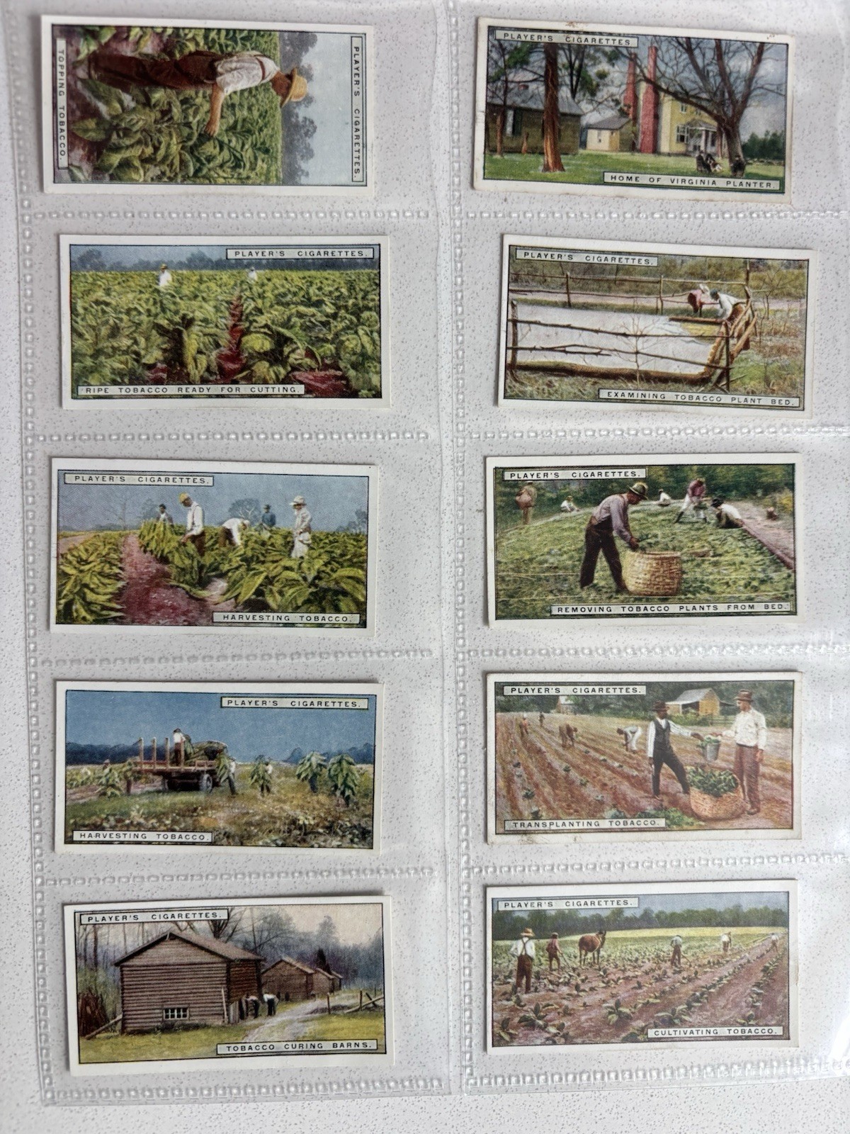 John Players Cigarette Cards From Plantation to Smoker 1926 Complete Set 25 John Players Cigarette Cards From Plantation to Smoker 1926 Complete Set 25