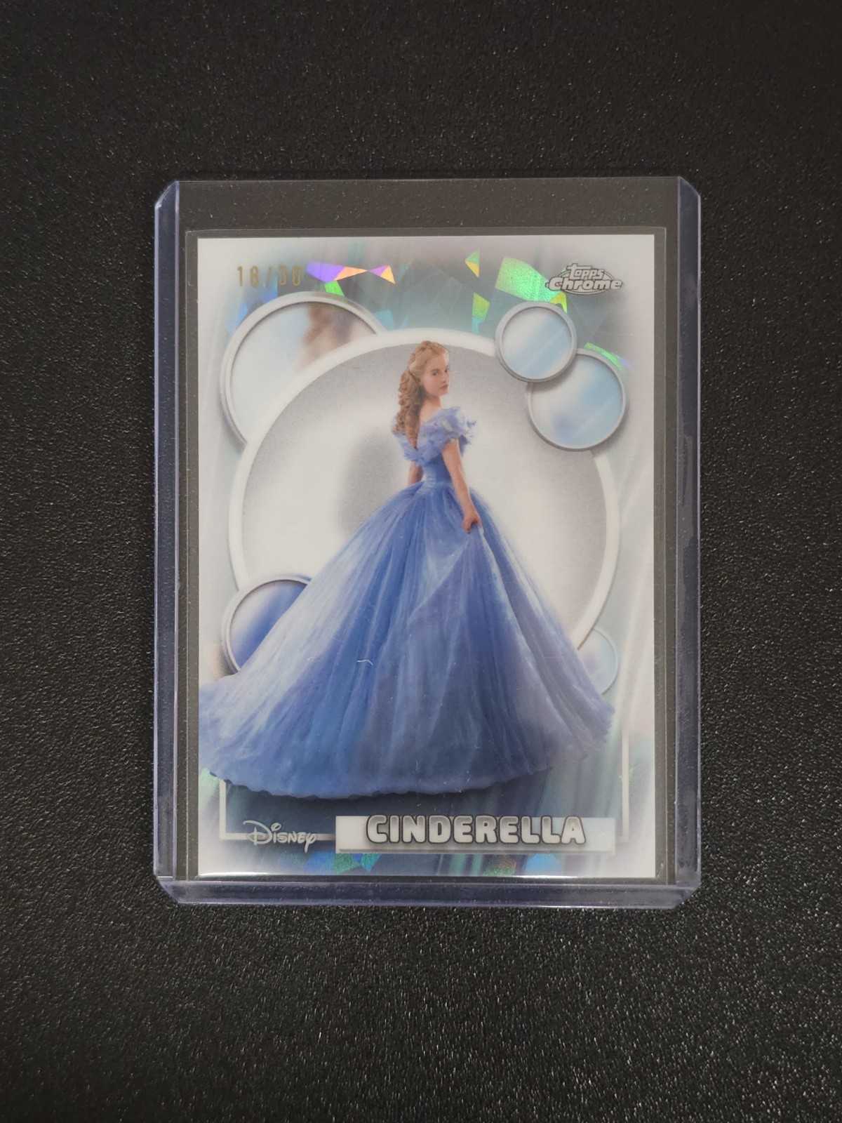 2026 Topps Chrome Sapphire Disney Cinderella White Refractor #/30