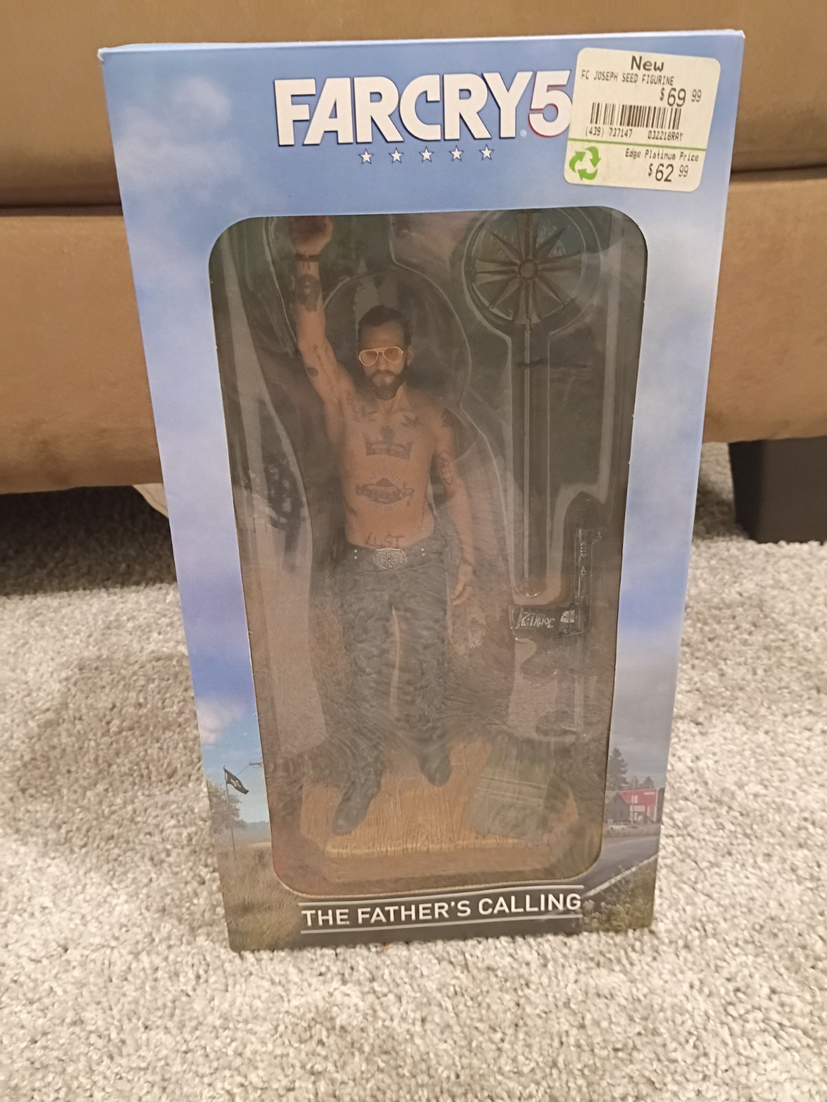 Ubisoft Far Cry 5 The Father's Calling Joseph Seed Collectible Statue Pre-Owned Ubisoft Far Cry 5 The Father's Calling Joseph Seed Collectible Statue Pre-Owned