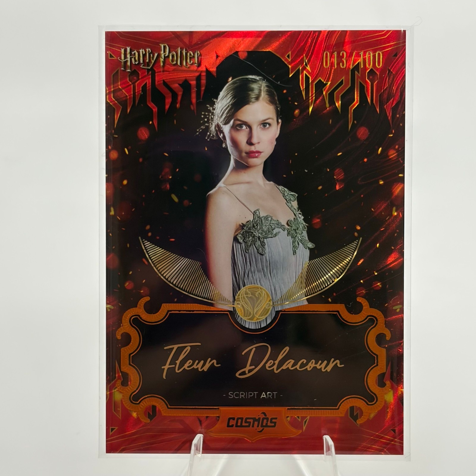 Fleur Delacour Script Art Fire 13/100 2025 Kakawow Cosmos Harry Potter CHP-SF-16 Fleur Delacour Script Art Fire 13/100 2025 Kakawow Cosmos Harry Potter CHP-SF-16