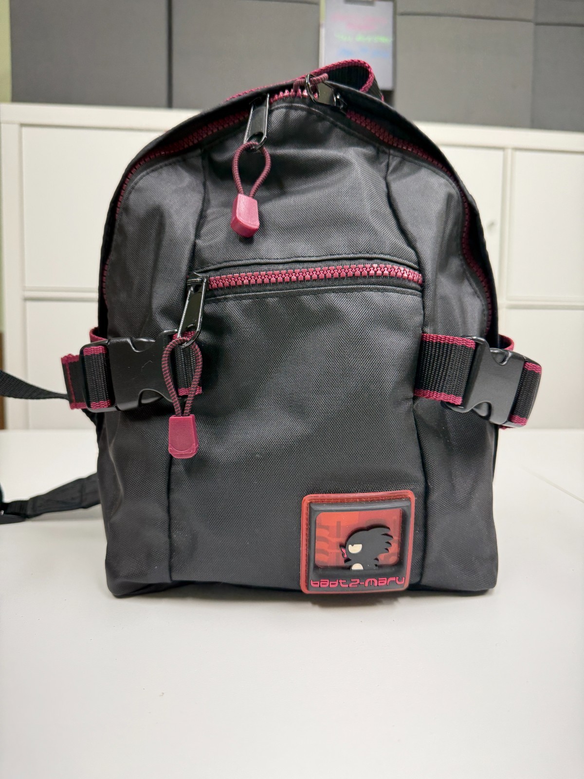 Rare Deadstock 2002 Sanrio Badtz-Maru Mini Backpack | Mint Y2K Techwear Daypack