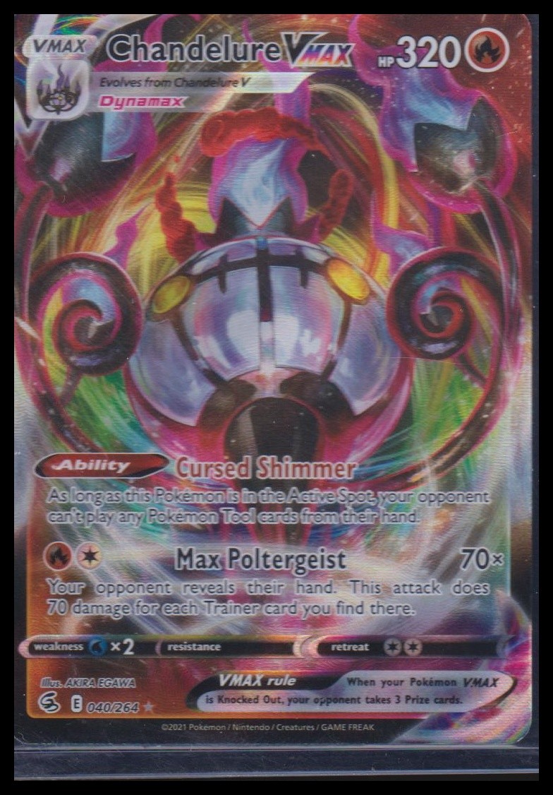 SWSH08: Fusion Strike #040/264 Chandelure VMAX