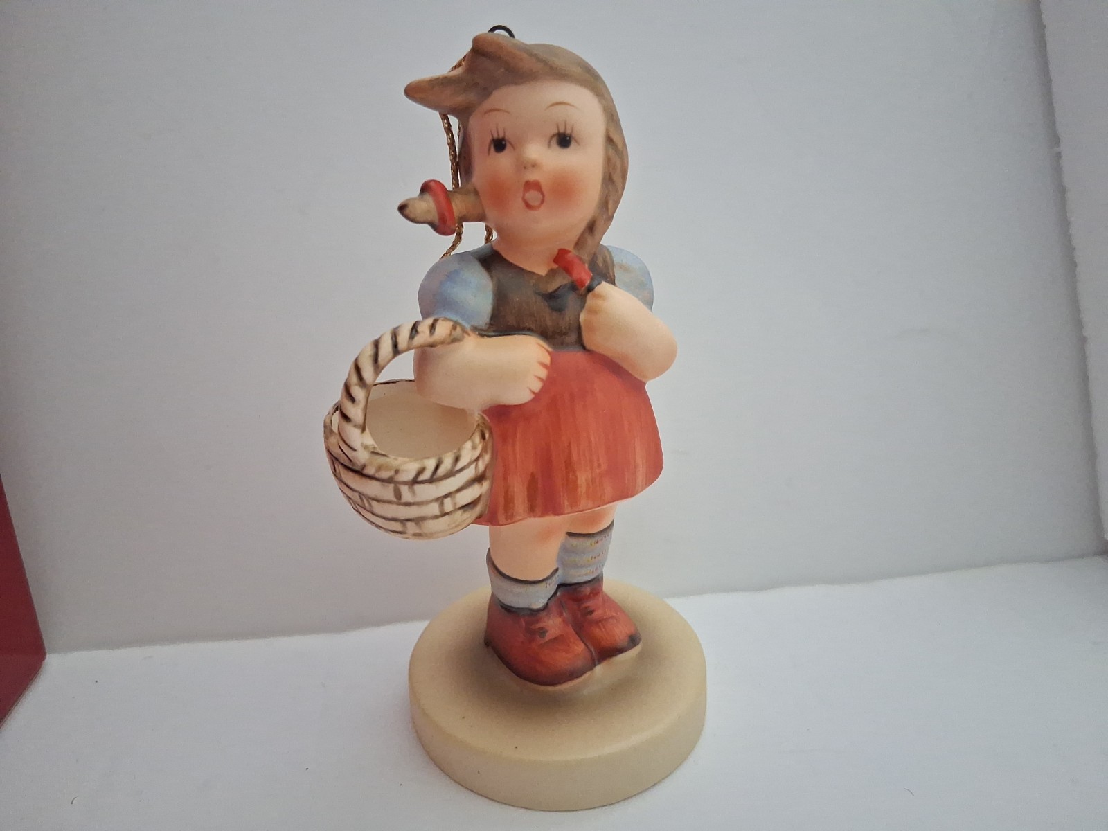Vintage Schmid Hummel Girl w/ Basket \ Vintage Schmid Hummel Girl w/ Basket \