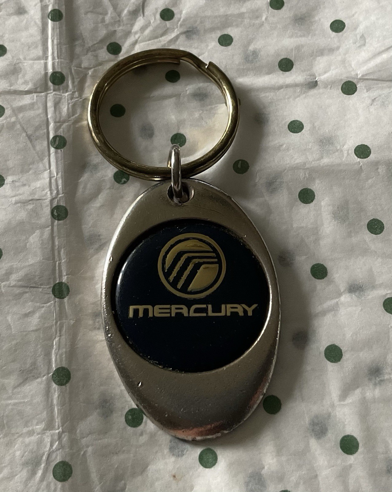 Vintage Mercury Car Keychain