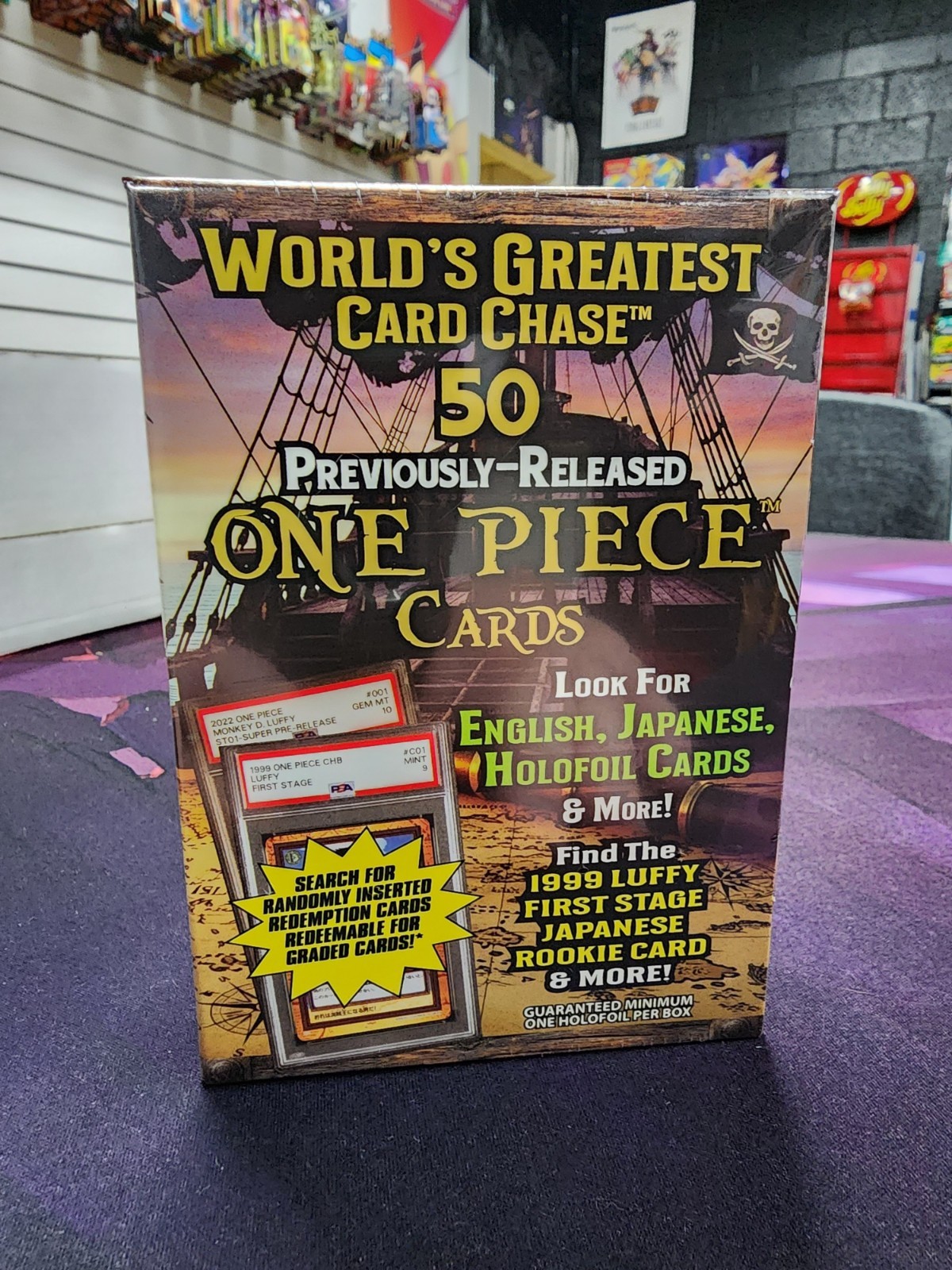 ONE PIECE World's Greatest Card Chase OP Trading Card Blaster Box Factory Sealed