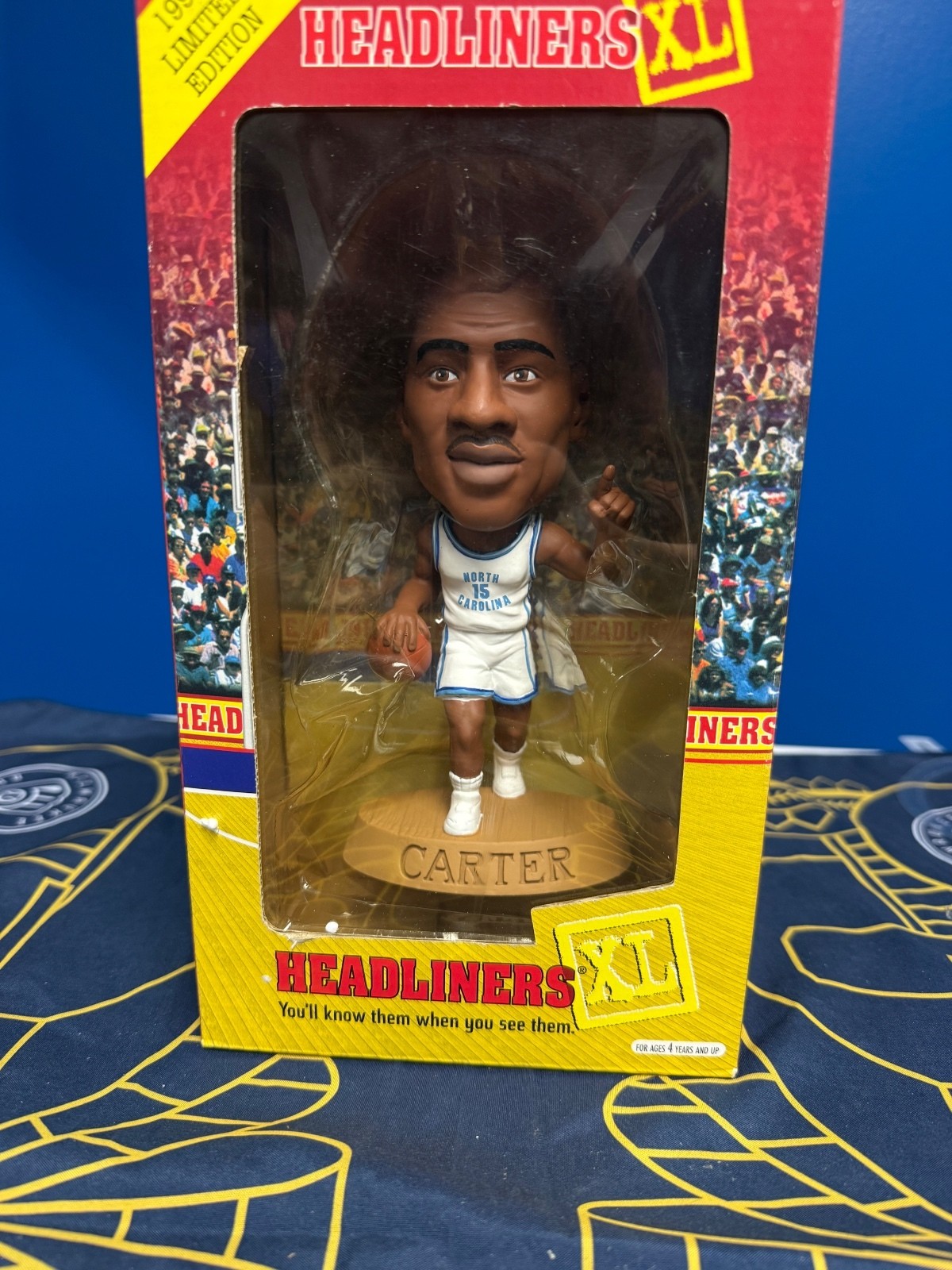 1999 Headliners XL Vince Carter #15 NC Tar Heels Limited Edition 1 of 20,0