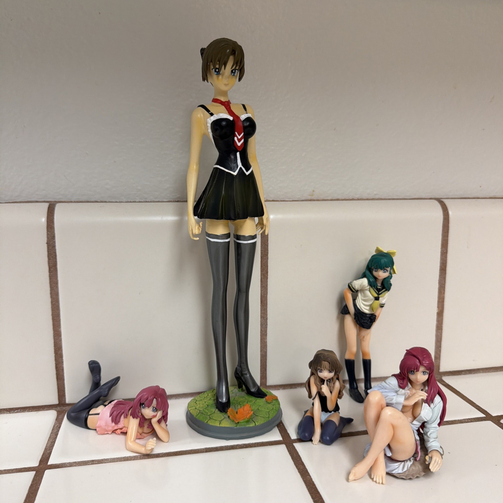 Vintage Lot Of 5 Onegai Teacher Please Teacher Sexy Figure Mizuho Kazami