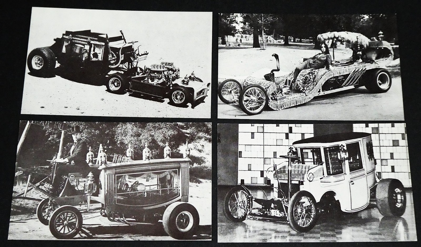 1972 Exhibit Supply Penny Arcade Hot Rod & Custom Car Trading Cards Lot 1