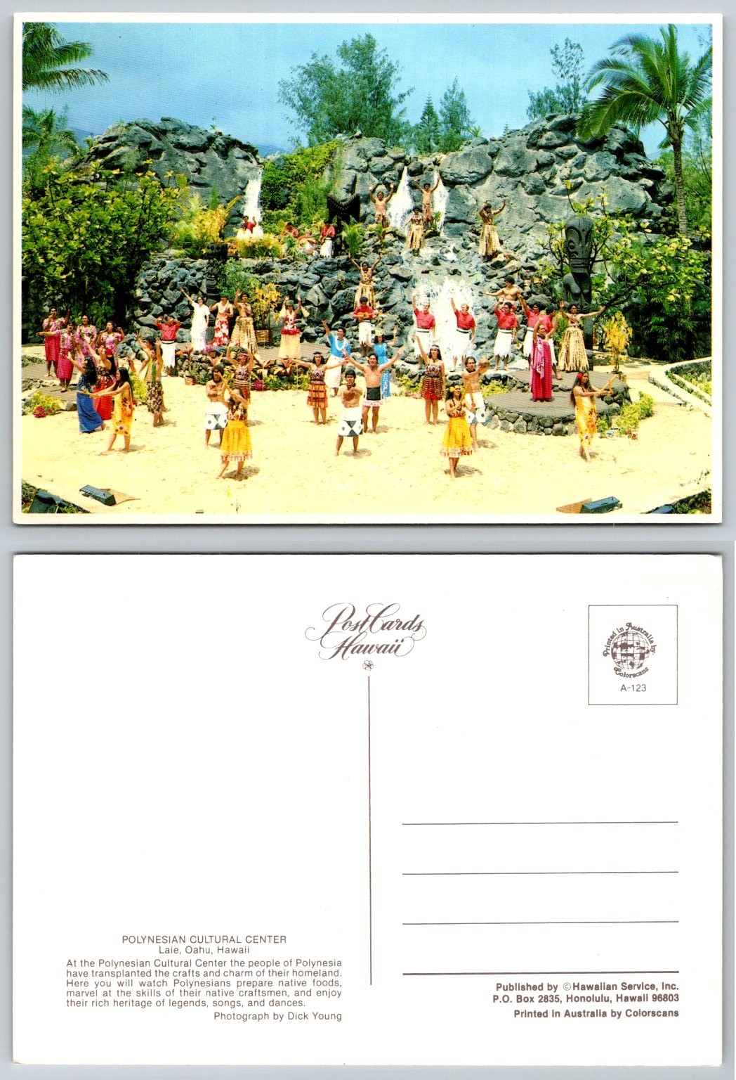 Polynesian Cultural Center Laie Oahu Hawaii Dancers Vintage Postcard Polynesian Cultural Center Laie Oahu Hawaii Dancers Vintage Postcard