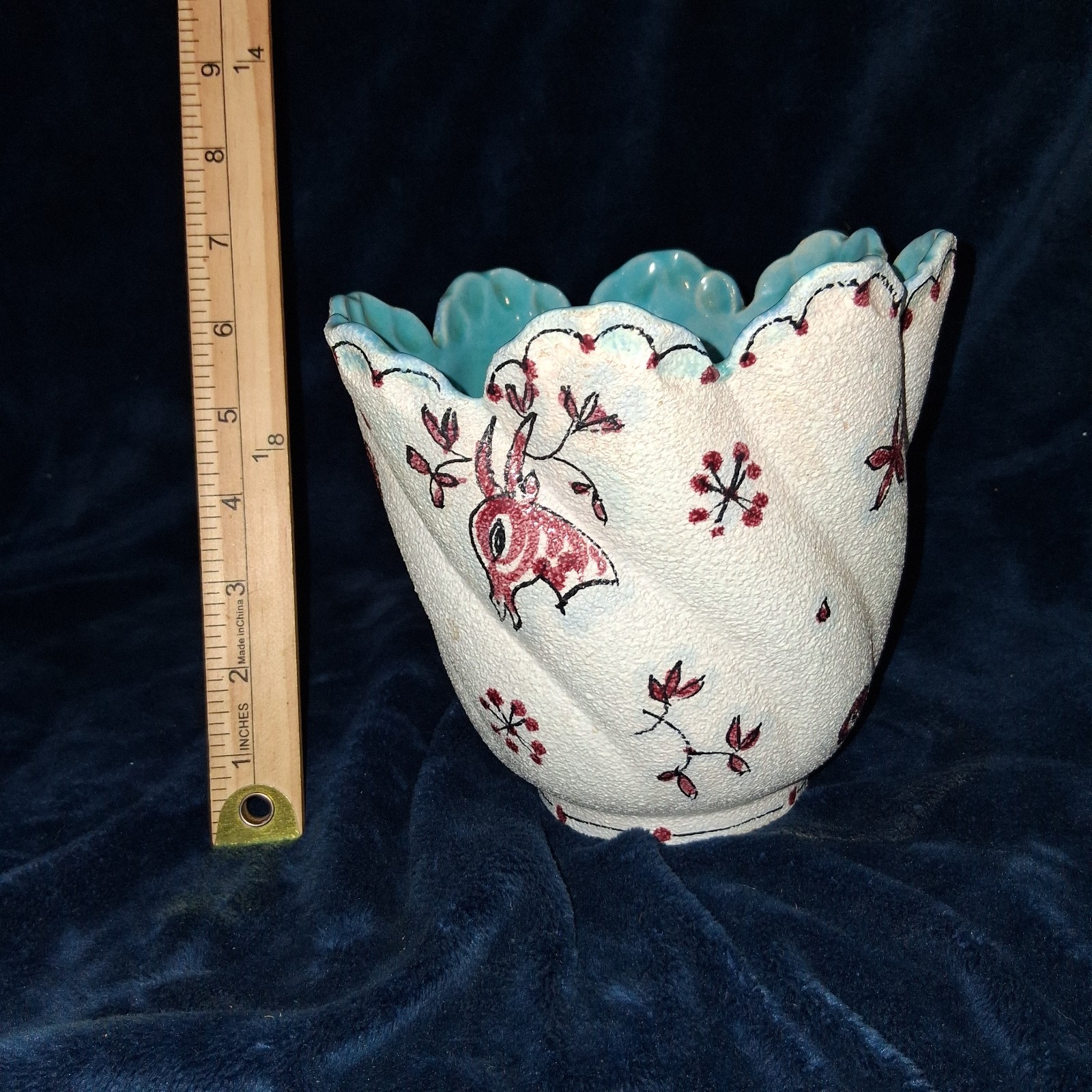 Vtg Fratelli Fanciullacci Italian Art Pottery Planter Vase #5271 Folk Art Decor Vtg Fratelli Fanciullacci Italian Art Pottery Planter Vase #5271 Folk Art Decor