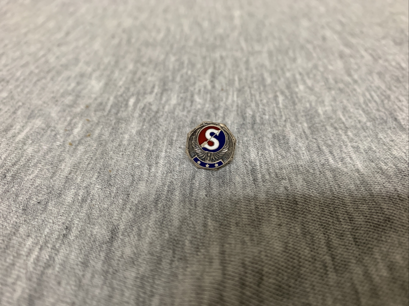 Vintage Sterling Swift Meat Packing Co. 15 Years Service Lapel Pin