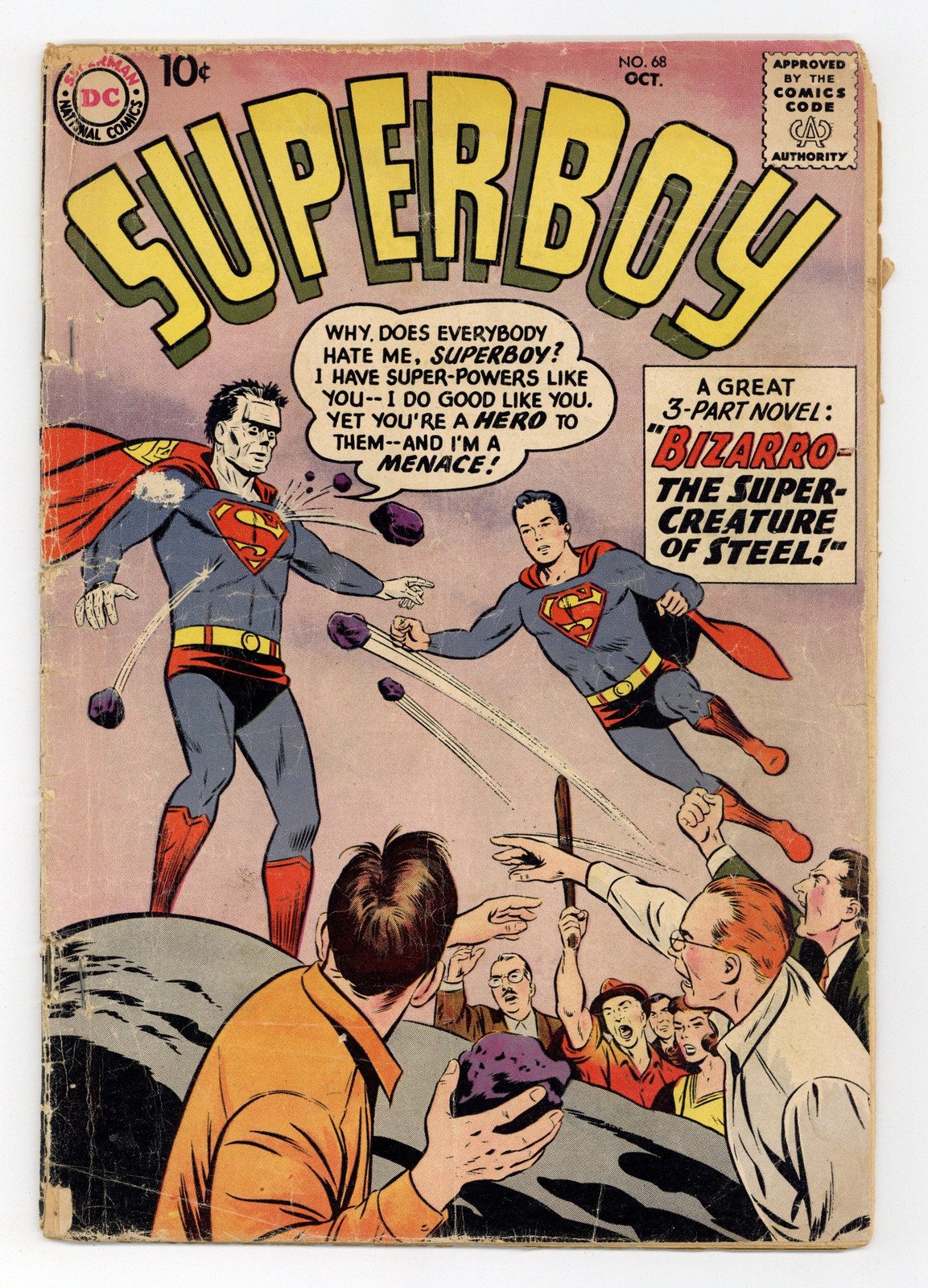 Superboy #68 PR 0.5 1958 1st app. Bizarro