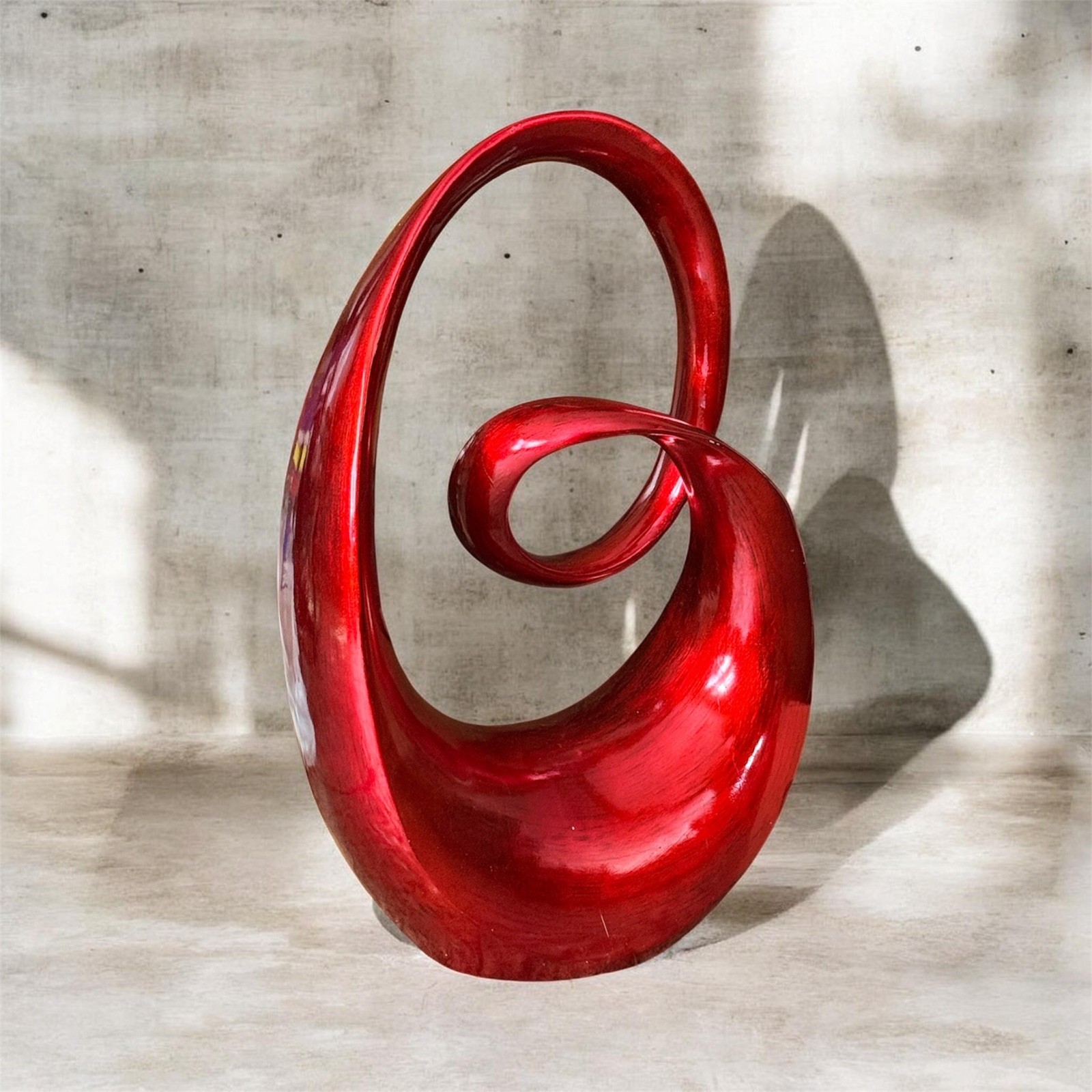 Vintage Modern Art Sculpture Organic Infinitive Ribbon Amorphous Lg. 23” H Vintage Modern Art Sculpture Organic Infinitive Ribbon Amorphous Lg. 23” H