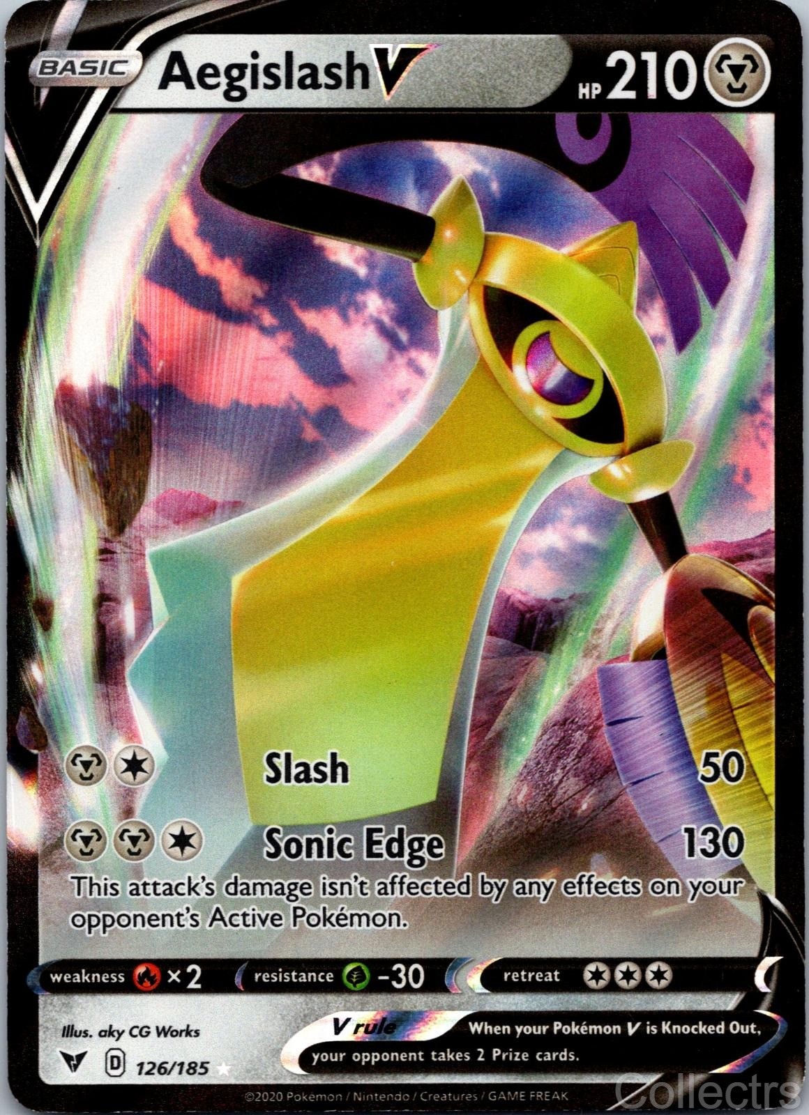AEGISLASH V 126/185 VIVID VOLTAGE  NM/M