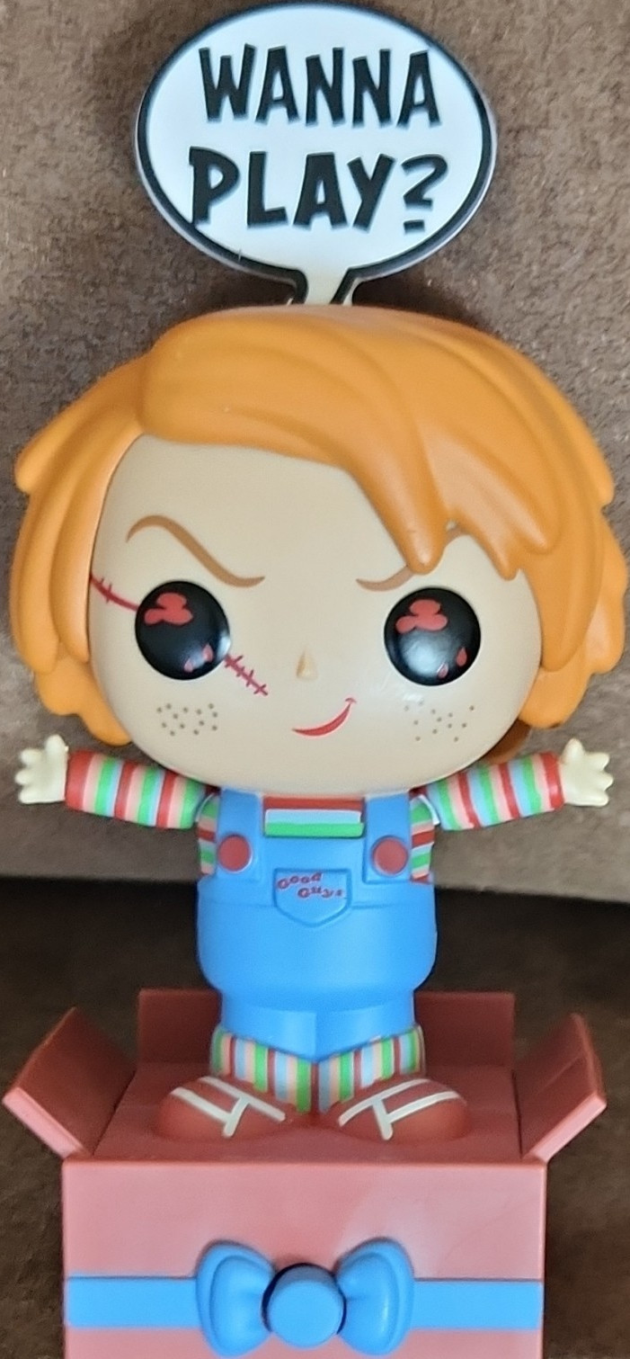 Funko Chucky Wanna Play? Vinyl Bobblehead Figure w/ Speech Bubble