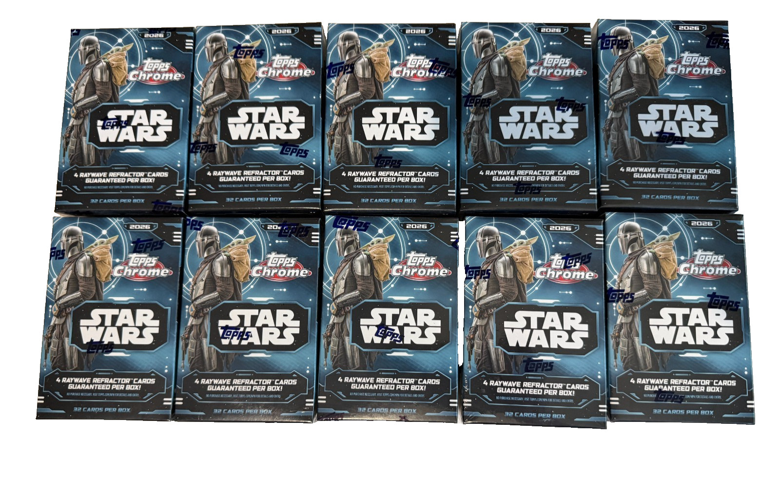 2026 TOPPS STAR WARS BLASTER BOX | LOT OF 10 |  | FACTORY SEALED