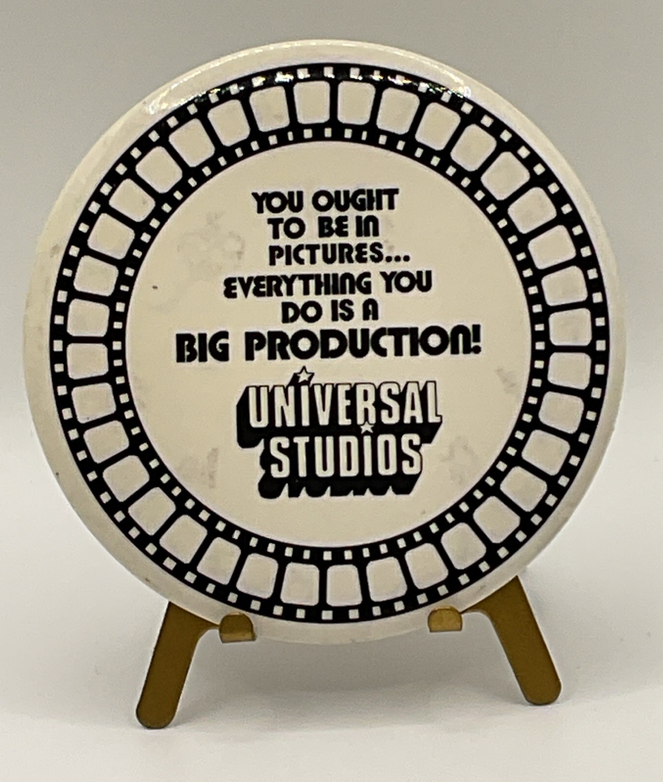 1979 Disney’s Universal City Studios Big Production 3“ Pinback Button