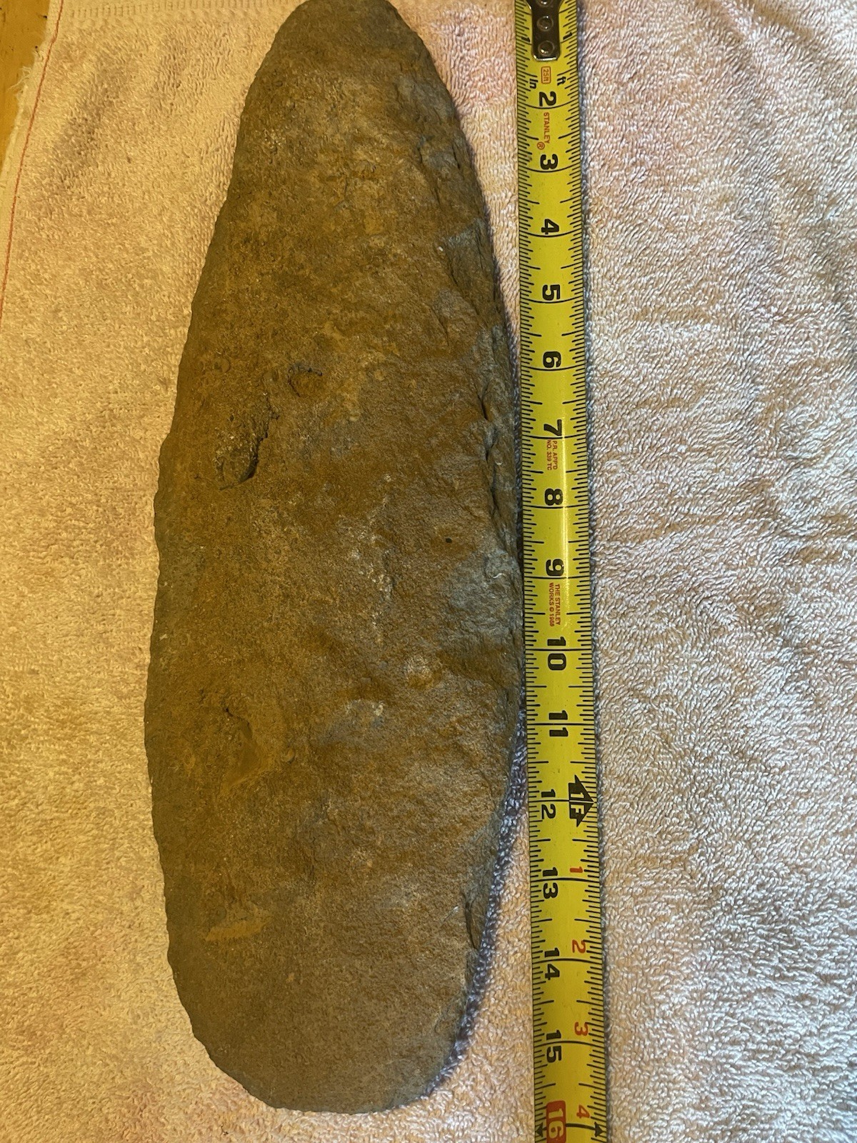 AUTHENTIC KENTUCKY INDIAN ARROWHEADS. GIANT 16” SPADE AUTHENTIC KENTUCKY INDIAN ARROWHEADS. GIANT 16” SPADE