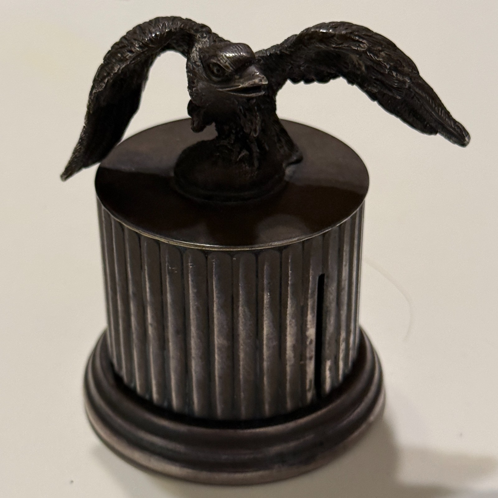 Vintage Reed & Barton 368 Eagle Postage Stamp Roll Dispenser Metal Desk Holder Vintage Reed & Barton 368 Eagle Postage Stamp Roll Dispenser Metal Desk Holder