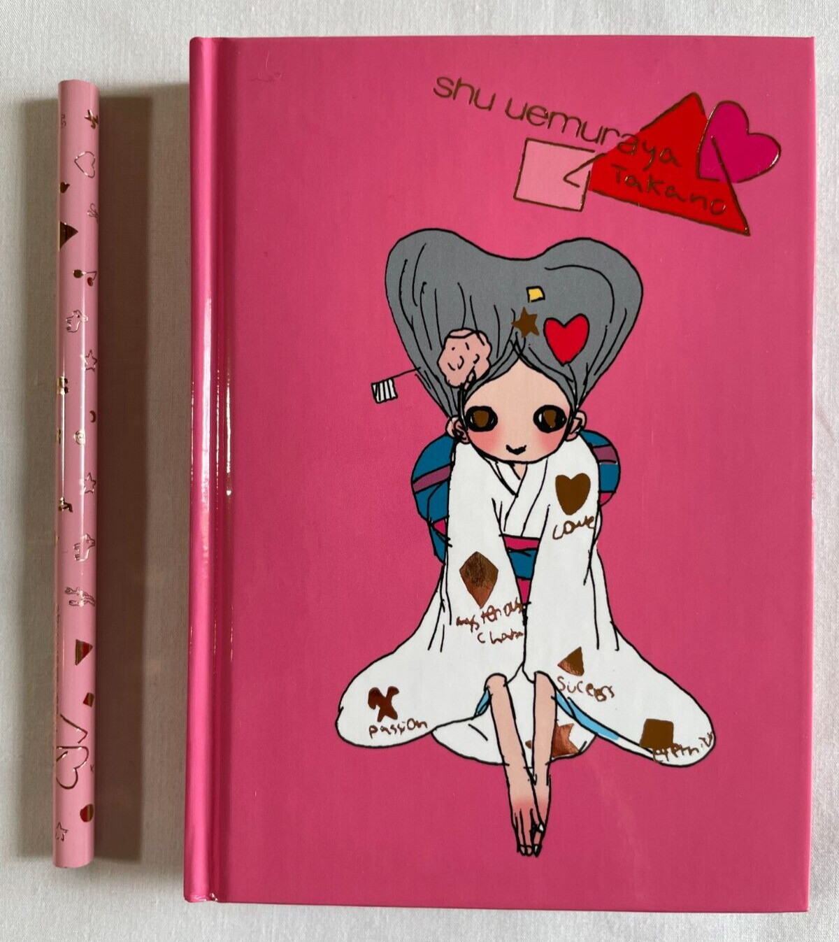 AYA TAKANO × Shu uemura Memo Book Pencil Set Kaikai Kiki Limited Rare