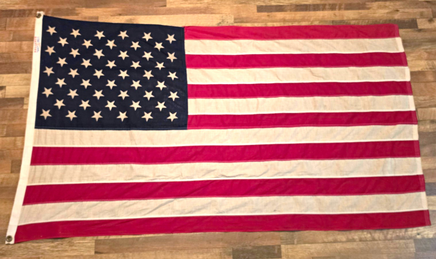 Vintage Annin Reliance 50 Star American Flag 3x5 Cotton Bunting USA