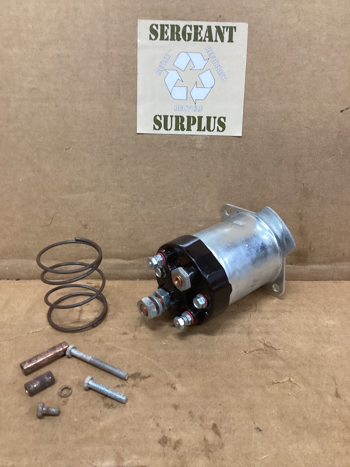 Relay solenoid engine starter electric 12V pn#1114524