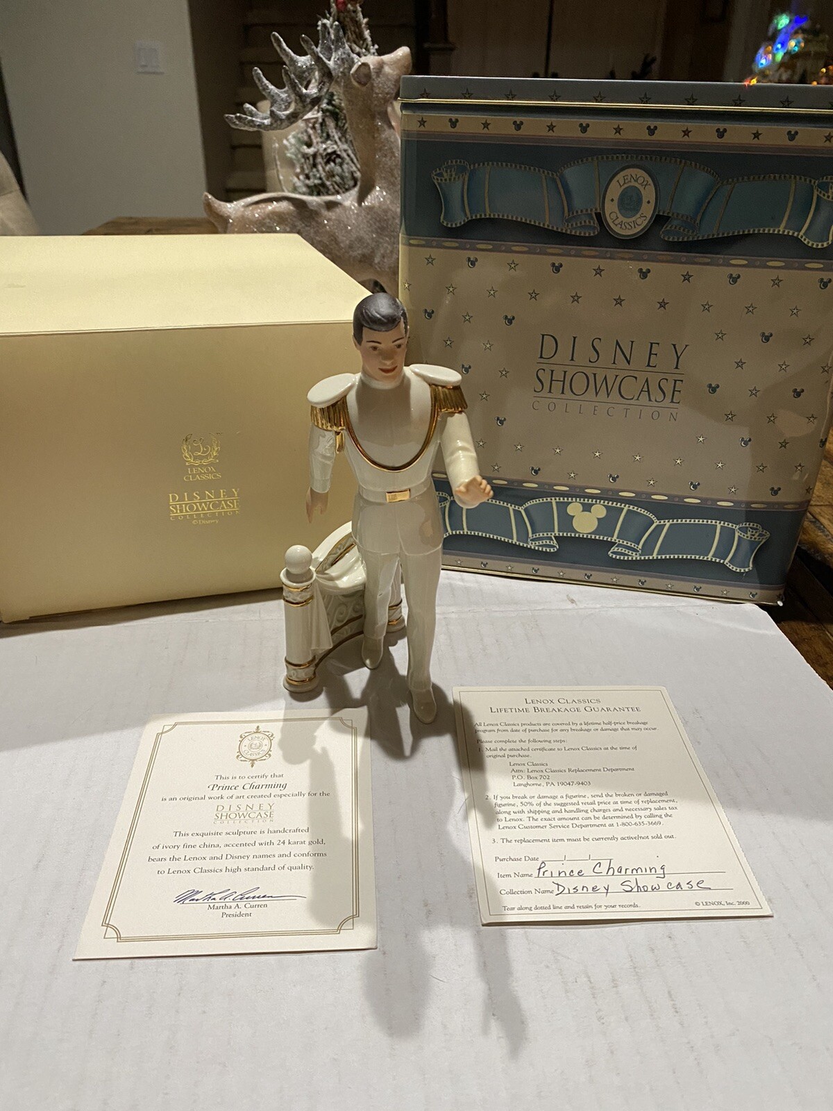 * Lenox Classics Disney Showcase Collection Prince Charming Sculpture