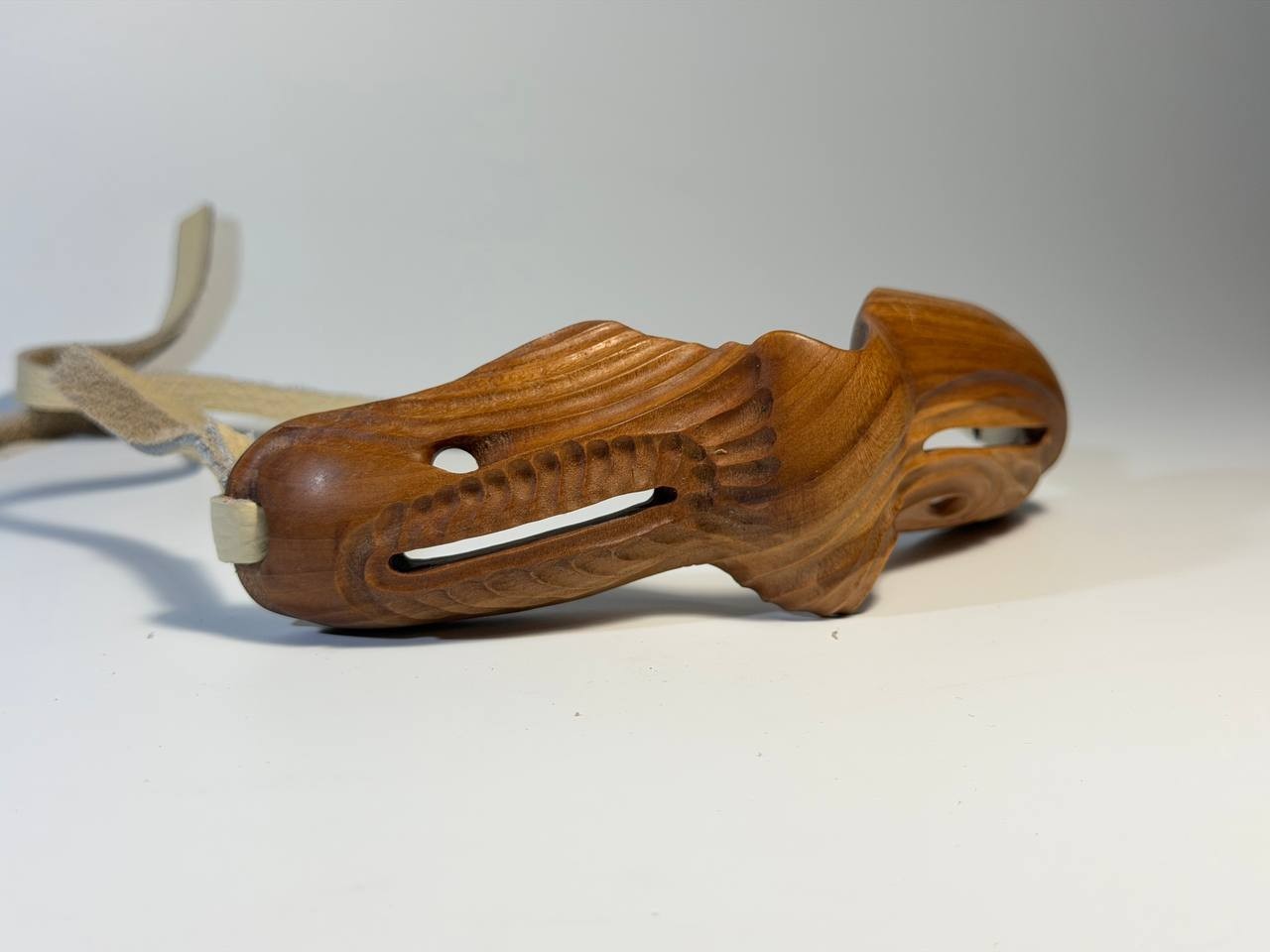 Inuit Wooden Snow Goggles, Eskimo Wood Art, Rustic Alaskan Reproduction #2 Inuit Wooden Snow Goggles, Eskimo Wood Art, Rustic Alaskan Reproduction #2