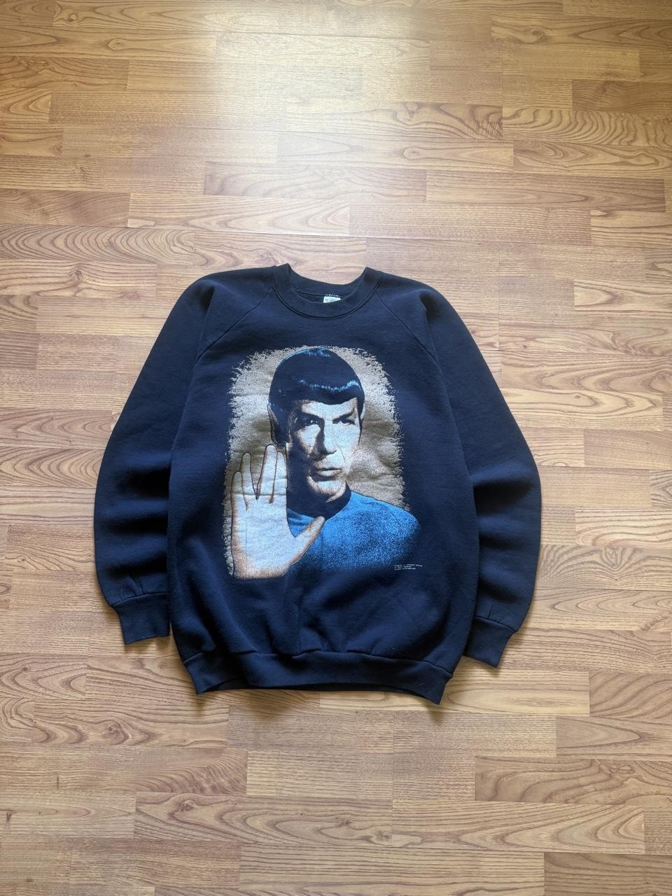 VTG 90’s Mr. Spock Star Trek Crewneck Sweatshirt 1991 Men’s XL Made In USA