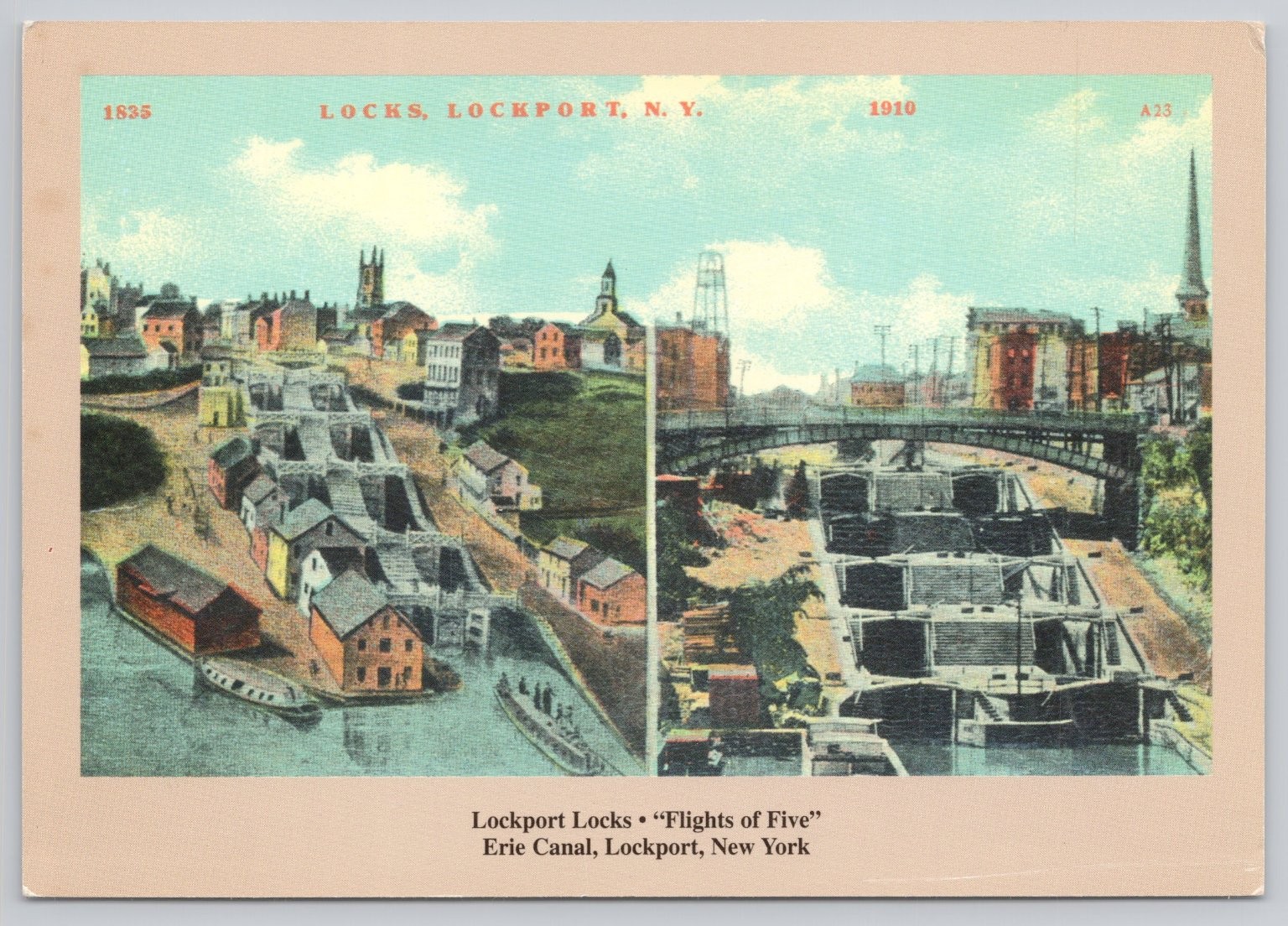 Lockport Locks Erie Canal \