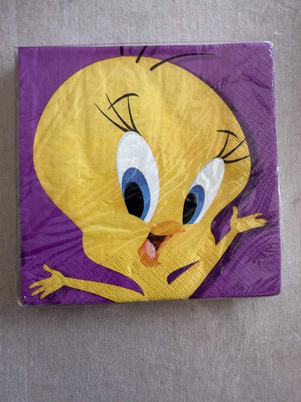 Looney Tunes Tweety Bird & Taz Paper Napkins, 16 Count (2 Packs)