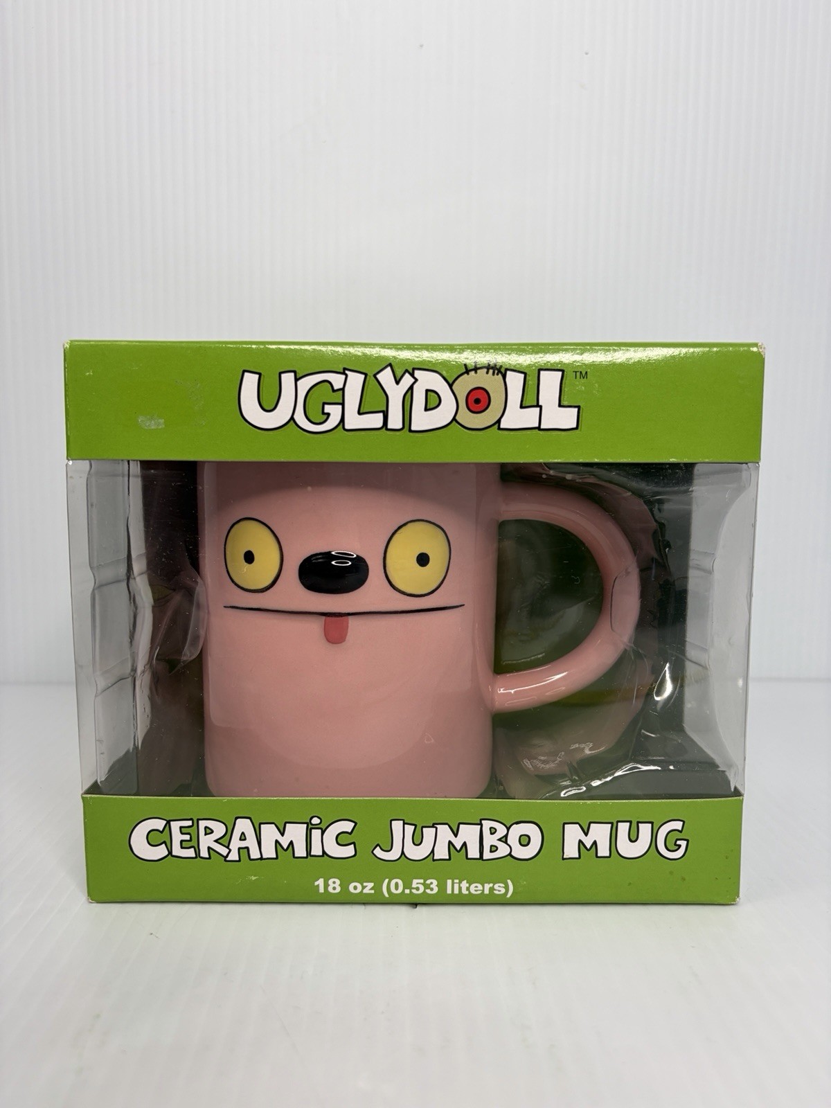 Ugly Dolls Ket Pink Ceramic Coffee Mug Pretty Ugly LLC 2012 18oz Cup Collectible Ugly Dolls Ket Pink Ceramic Coffee Mug Pretty Ugly LLC 2012 18oz Cup Collectible