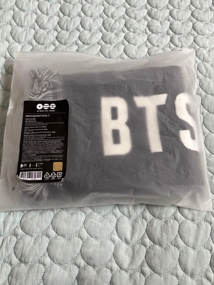 BTS WORLD TOUR ARIRANG Global Exclusive Photo Slogan Muffler Towel Official