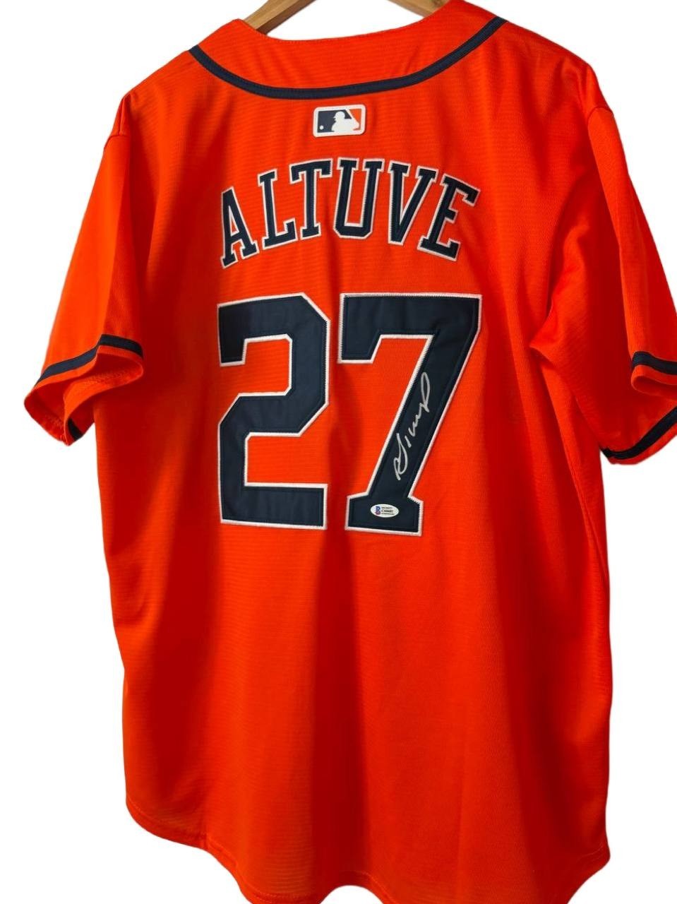 Jose Altuve Signed Jersey Baseball MLB Astros Beckett COA