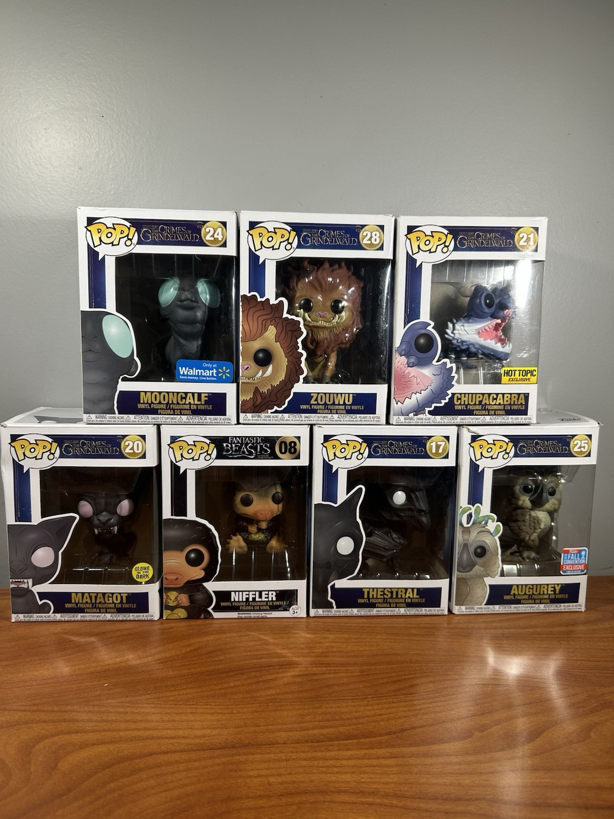 Funko Pop Fantastic Beasts Crimes of Grindelwald Lot of 7 New Damaged Box READ Funko Pop Fantastic Beasts Crimes of Grindelwald Lot of 7 New Damaged Box READ